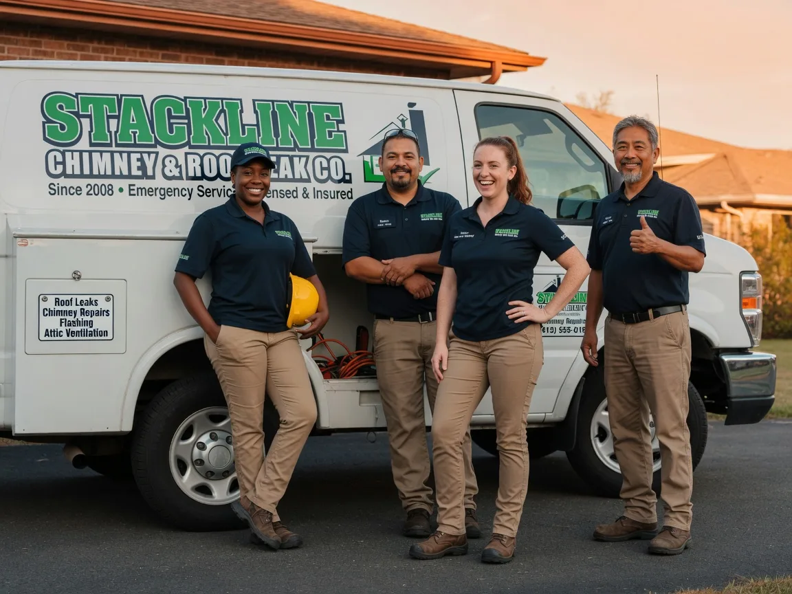 Chimney flashing repair company in Linville, NC
